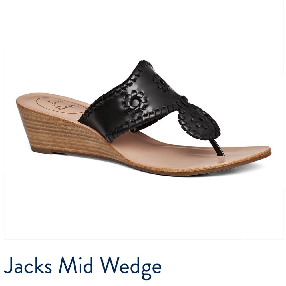 Jack Rogers Classic Mid Wedges size 9